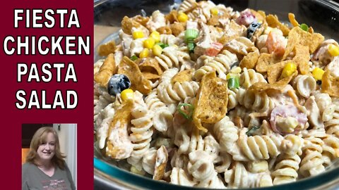 FIESTA RANCH CHICKEN PASTA SALAD RECIPE | Jazz Up Your Pasta Salad