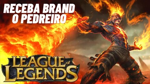 League of Legends Primeira Vez Jogando Com Brand ARAM