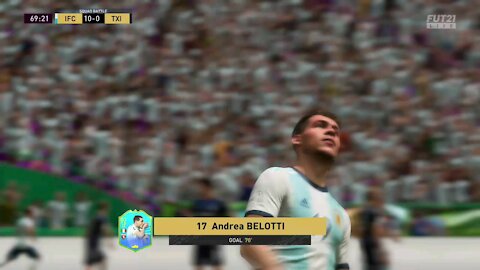 Fifa21 FUT Squad Battles - Andrea Belotti screamer
