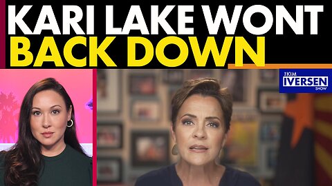 Kari Lake Won't Back Down. An Update On Her Lawsuit and Will She Run For Senate