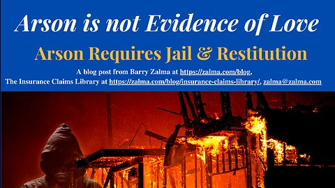 Arson is not Evidence of Love