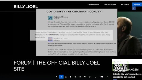 Billy Joel concert COVID concerns