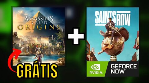 ASSASSINS CREED ORIGINS DE GRAÇA e NOVIDADES DO GEFORCE NOW