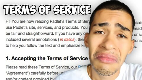 Tik Tok Terms of Service Will Make You Sad :(