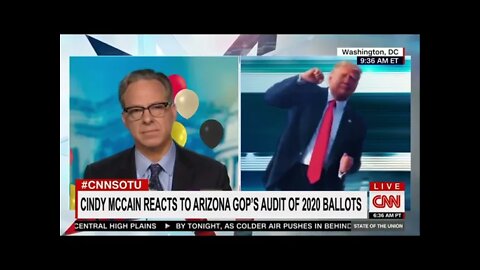 Trump crashes CNN studio