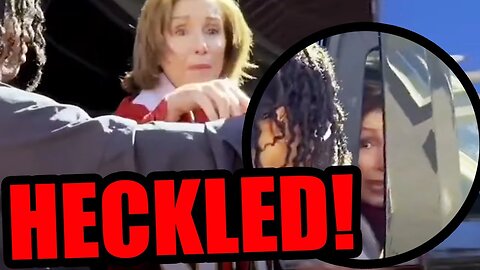 NANCY PELOSI GETS HECKLED TO THE EXTREME BY HER OWN VOTERS IN SF!!!