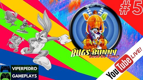 [LIVE] Bugs Bunny: Lost In Time [PlayStation] | DE VOLTA À TERRA DOS PIRATAS! | Gameplay #5