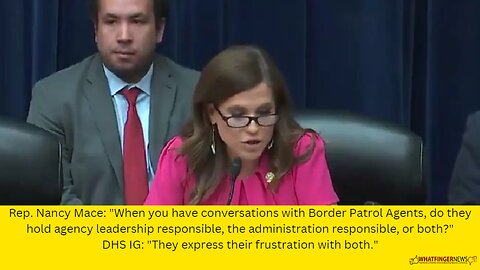 Rep. Nancy Mace: When you have conversations with Border Patrol Agents