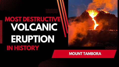 Most destructive volcanic eruption in the history