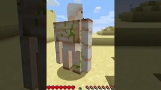 MINECRAFT: ATHOS BISBILHOTANDO UMA VILA NO DESERTO #shorts