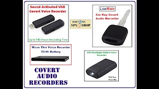 Covert Voice Recorders - Daytona Spy Shop