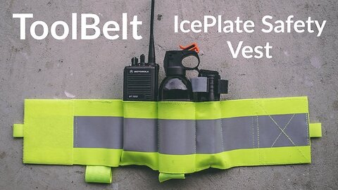 ToolBelt Setup for IceVest HiVis Safety Vest