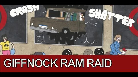 GIFFNOCK RAM RAIDS. CO-OP AND LONDIS