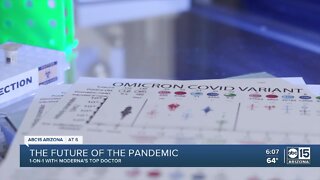 One-on-one with Moderna's top doctor on future of the pandemic