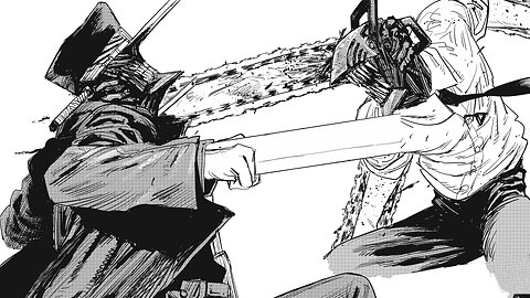 Aki, Himeno and Denji vs Katana Man