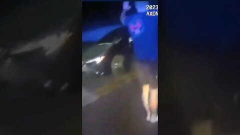 cop runs from cops