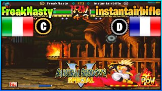 Samurai Shodown V Special (FreakNasty Vs. instantairbifle) [Italy Vs. France]