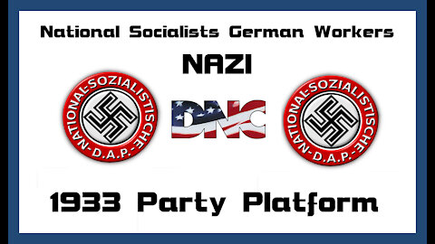 The 1933 NAZI Party Platform