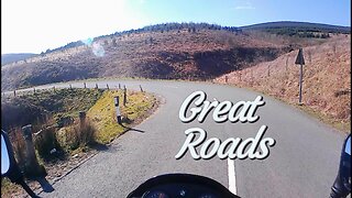 ASMR Motorcycle relaxation: Sweeping along the great roads of the beautiful Scottish borders