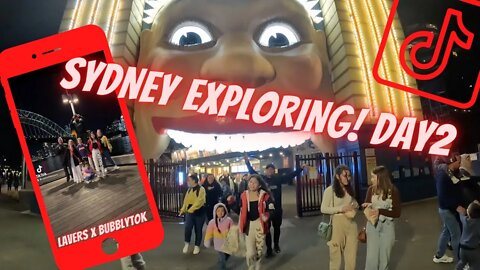 Sydney Day2-We finally met BubblyTok at Luna Park!!