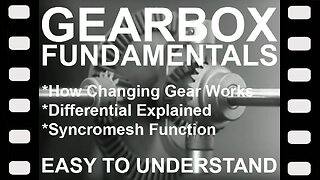 How a Gearbox works & changes gear - how differentials work / Syncromesh explained.