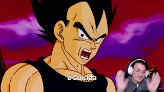 Goku VS. Vegeta | Combate de Rimas | Part. Duelista (Prod. King EF) - Léo Muriel React