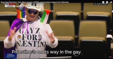 ‘Gays for Palestine’: Alex Stein mocks LGBTQ community’s support for Palestine- w' Rita Panahi