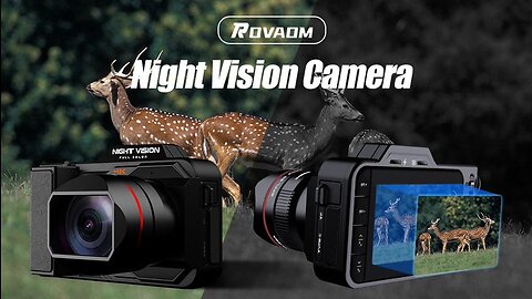 Night Vision Camera Captures 4K Full Color Night Video
