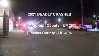 Major spike in deadly car crashes in 2021 for Tampa Bay Area drivers