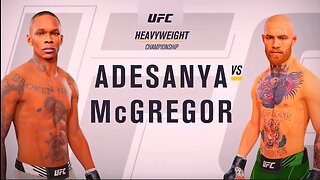 UFC 4 Israel Adesanya VS. Conor McGregor