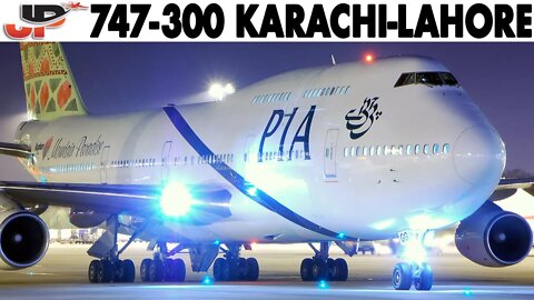 Piloting BOEING 747-300 Karachi to Lahore | Cockpit Views
