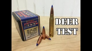 Barnes TSX Bullet Field Test: 168 Grain .308