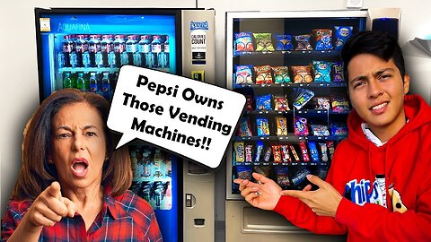 A KAREN Tried Stopping Me From Buying VENDING MACHINES!