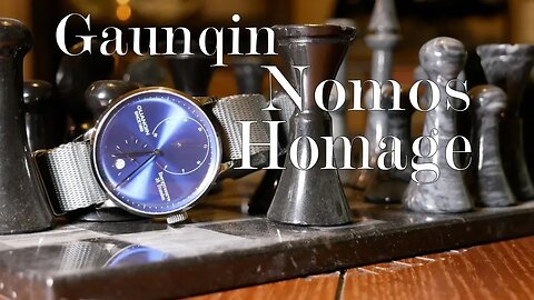 Hey There Mr. Blue : Gaunqin Nomos Lambda Homage Review (GJ16106M)