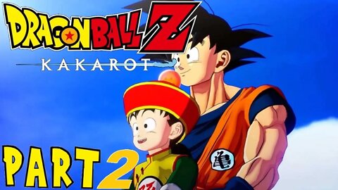 Dragon Ball Z Kakarot Let's Play Walkthrough (PS4 Gameplay) Part 2 | THE SAIYAN SAGA BEGINS