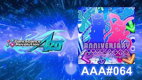 ANNIVERSARY ∴∵∴ ←↓↑→ - DIFFICULT - AAA#064 (3 Greats) on Dance Dance Revolution A20 PLUS (AC)