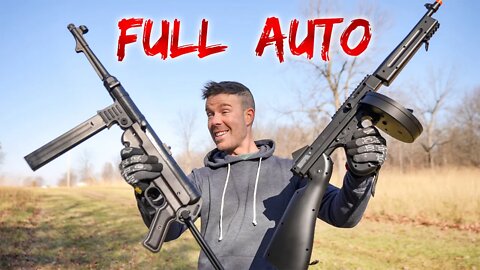 Full-Auto BB Gun vs Full-Auto Airsoft Gun (BEST TOYS EVER)
