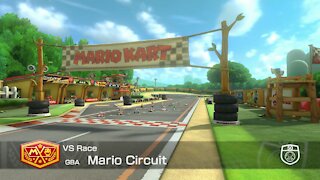 Mario Kart 8 Deluxe - 50cc (Hard CPU) - (GBA) Mario Circuit