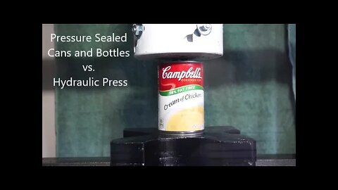 Hydraulic Press | SMASHED OOZING Chicken Soup is Good for the Soul! Also, EXPLODING SODA