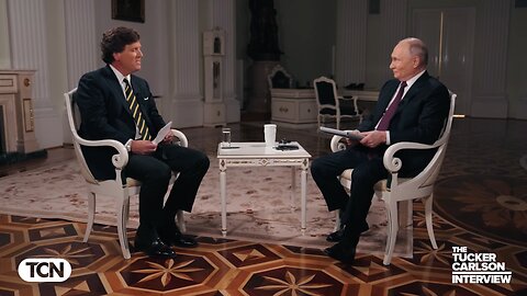 Tucker Carlson haastattelee Vladimir Putinia Moskovassa 6 helmikuuta 2024 (Suomiteksti YouTube-kääntäjä)