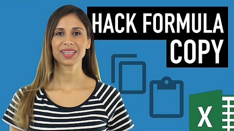 Excel Hack: Copy Formula Without Changing Cell References (or Without File References)