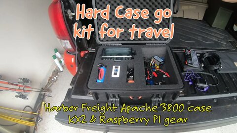 Ham Radio KX2 Go case for travel