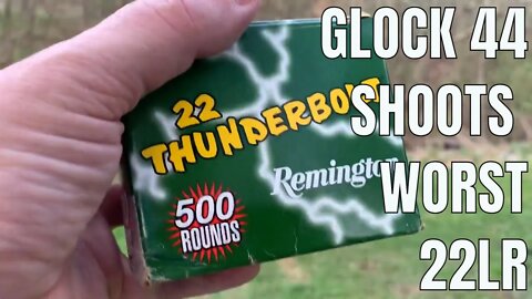 Glock 44 shoots the worst 22LR available!