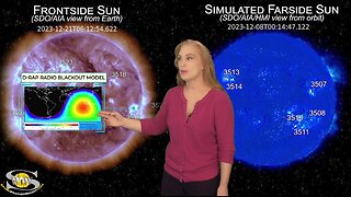A Big Solar Flare & a Filament Poised to Erupt | Space Weather News 22 December 2023