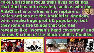 New Age Christians mislead & make money using God's unrevealed things & ignore God's revealed things