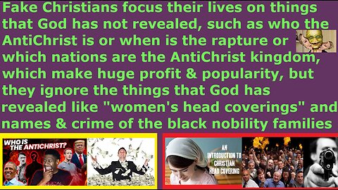 New Age Christians mislead & make money using God's unrevealed things & ignore God's revealed things