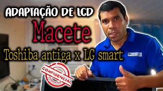 Adaptação de lcd antigo em tv smart