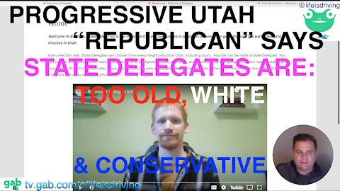 UT state delegates are "too OLD, WHITE and CONSERVATIVE"