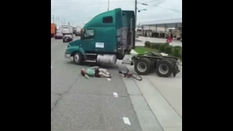 Truck Hits Biker car crash compilation,car crashes