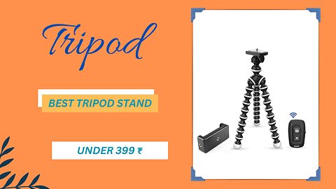 BEST GORILLA TRIPOD WITH BLUETOOTH REMOTE | Under budget | tripod stand |